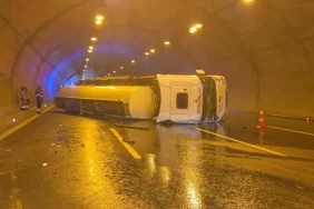 Kuzey-Marmara-Otoyolu-Tunelinde-Tanker-Devrildi-Trafik-Kilitlendi-featured