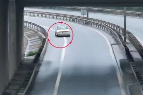 Polisi-Gorunce-Otoyolda-Geri-Manevra-Yaparak-Uzaklasti-featured